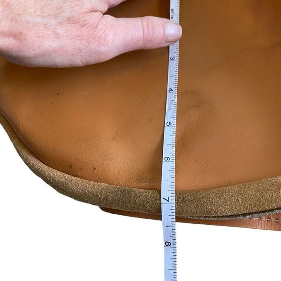 EUC Handmade Mexican Leather and Suede Knapsack - Picture 9 of 10